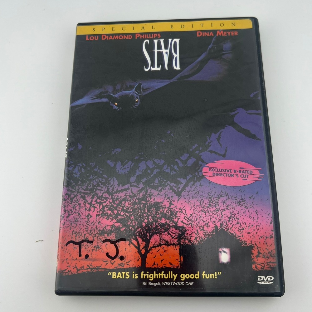 Bats DVD Special Edition R-Rated Director's Cut Lou Diamond Phillips Horror